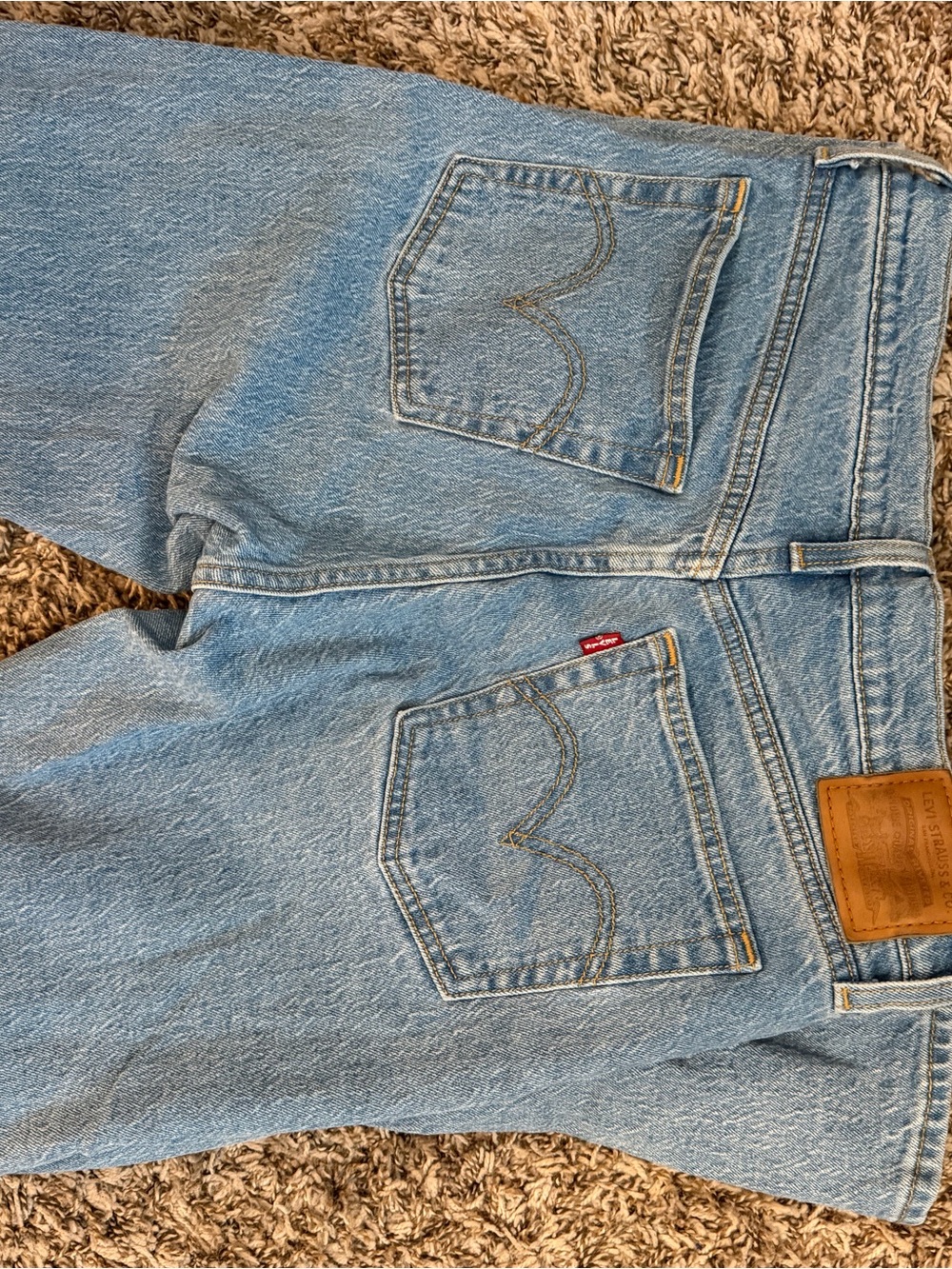 Levi's Light Blue wedgie Jeans - Picture 2 of 5